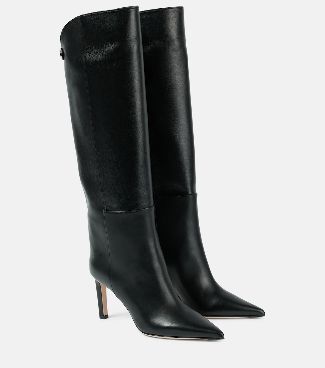 Alizze 85 leather knee-high boots in black - Jimmy Choo | Mytheresa