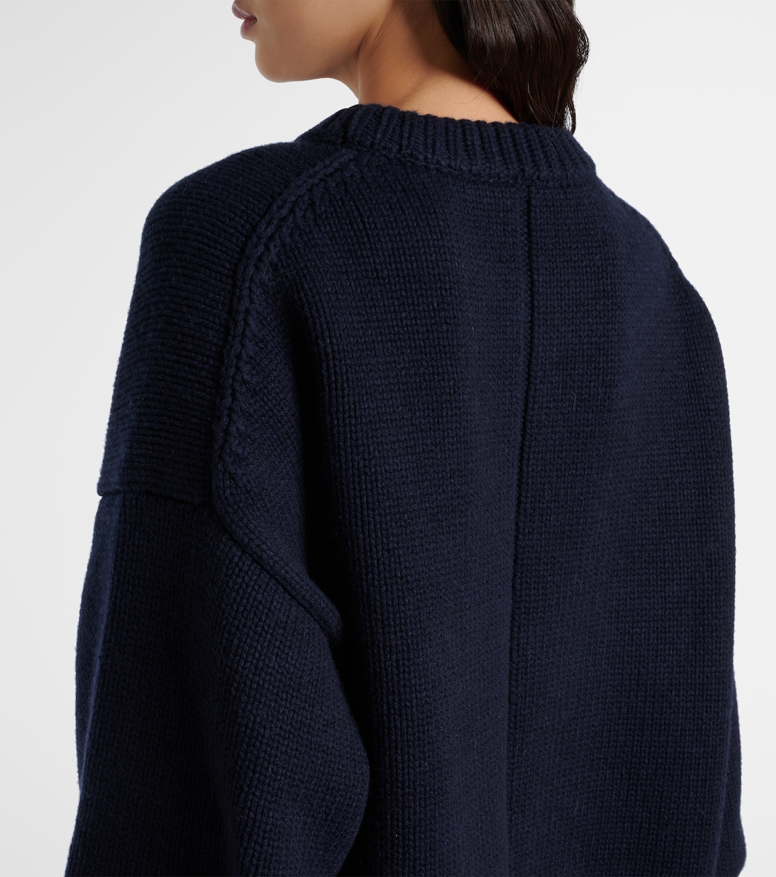 Ophelia wool and cashmere sweater in blue - The Row | Mytheresa