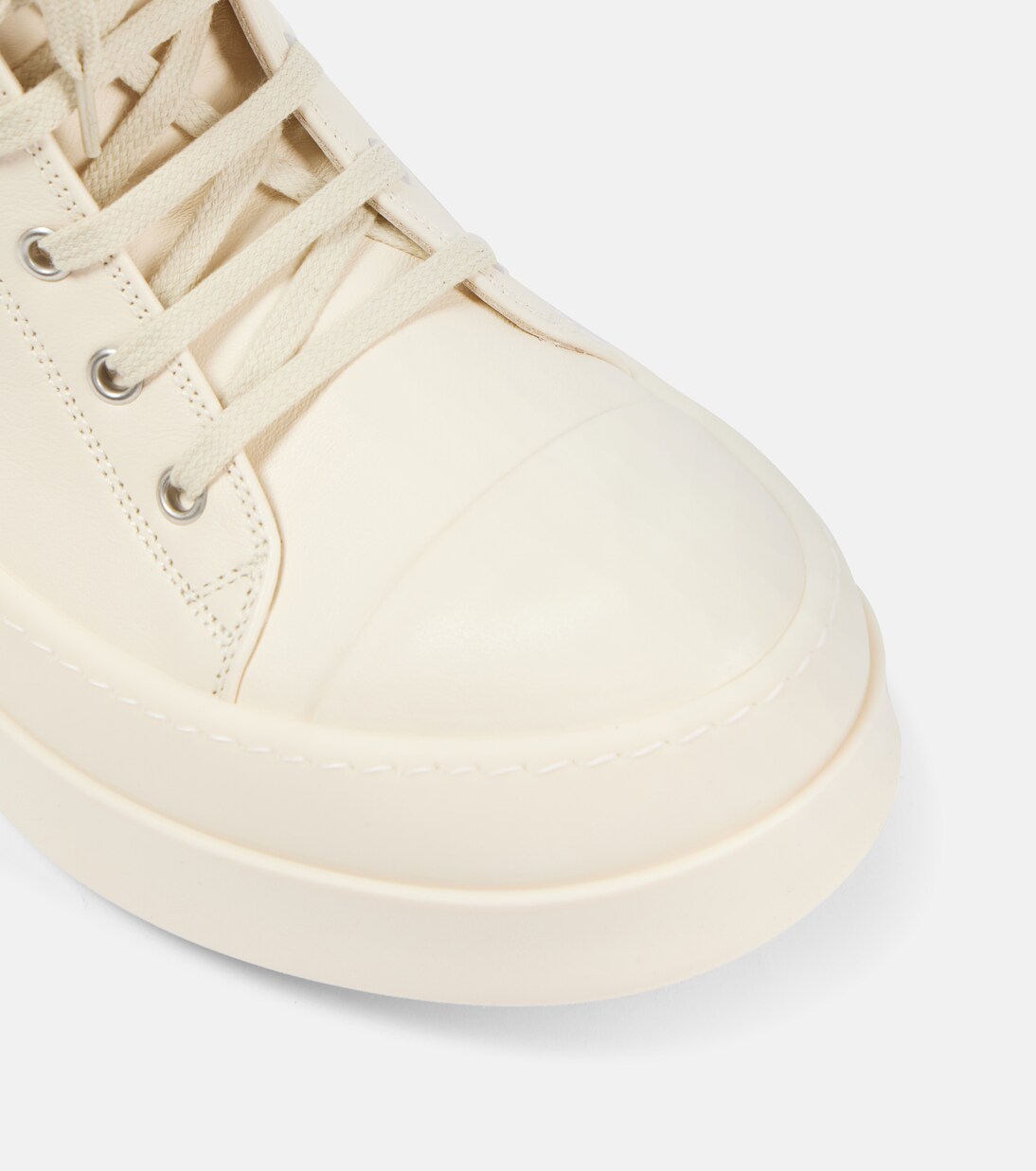 Mega Bumper leather sneakers in white - Rick Owens | Mytheresa