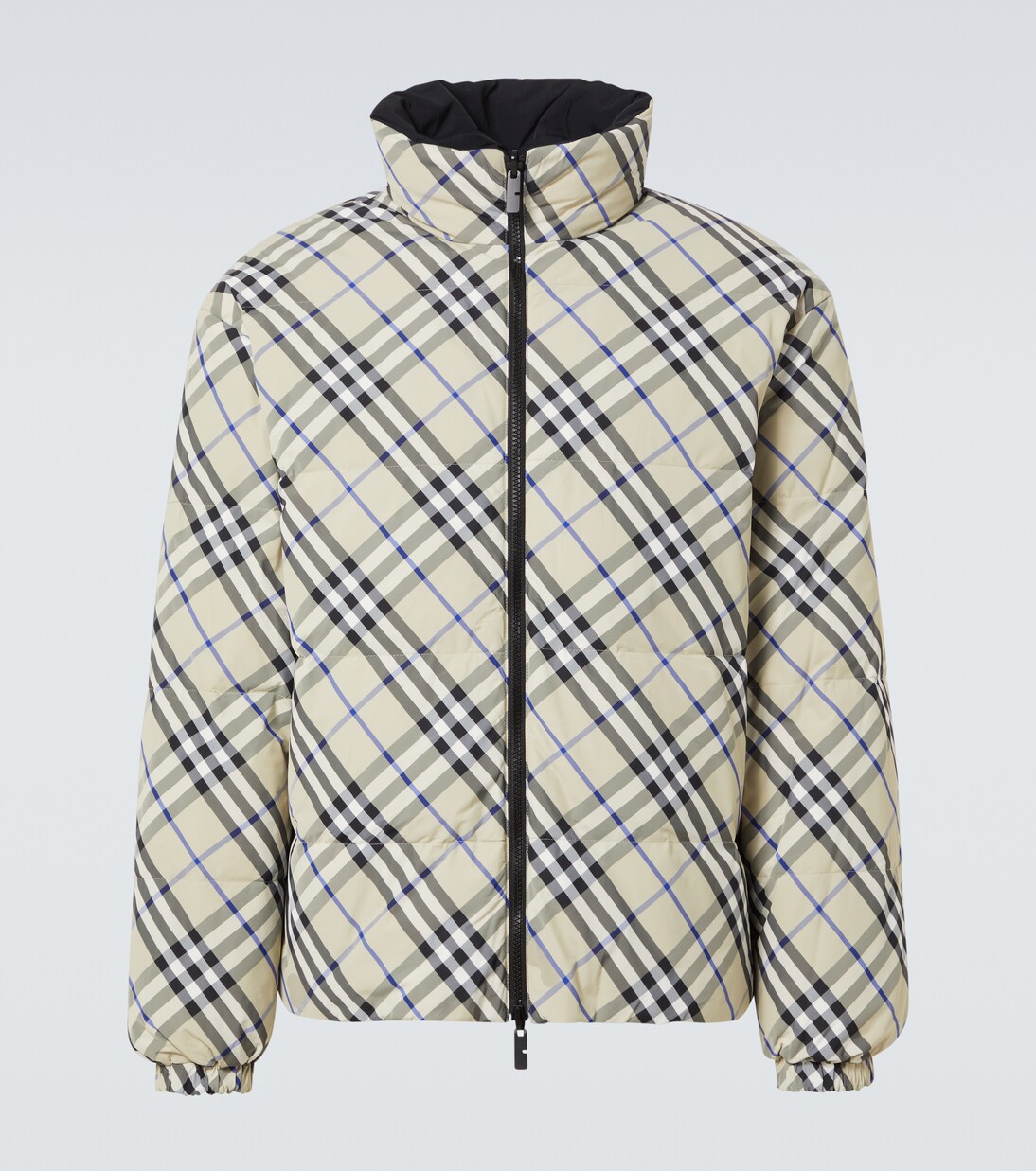 Burberry Check reversible down jacket in beige - Burberry | Mytheresa