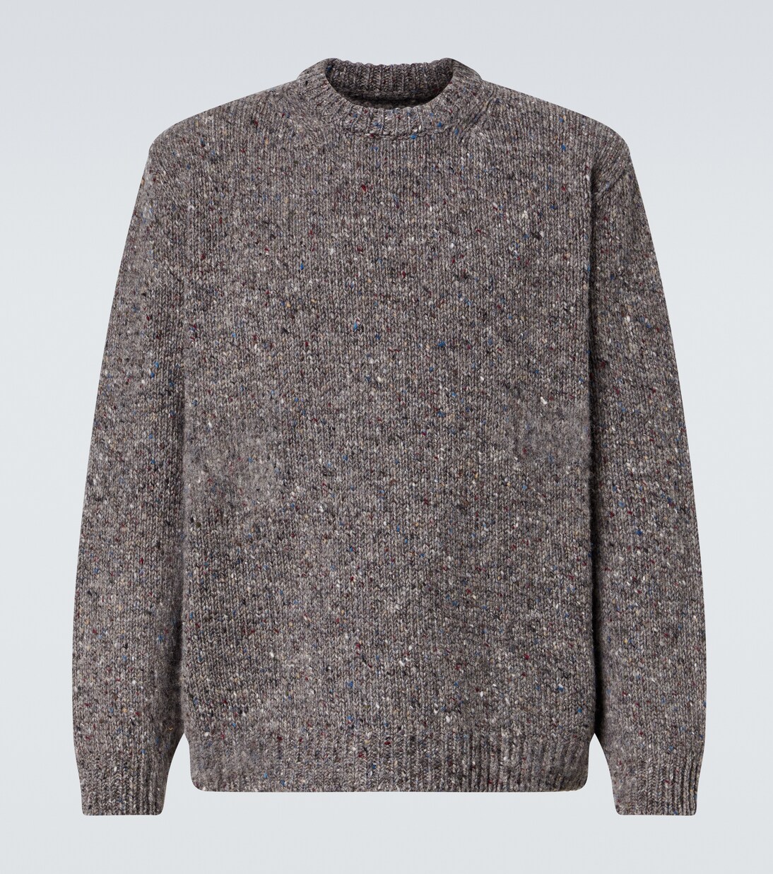 Four Stitches virgin wool sweater in grey - Maison Margiela