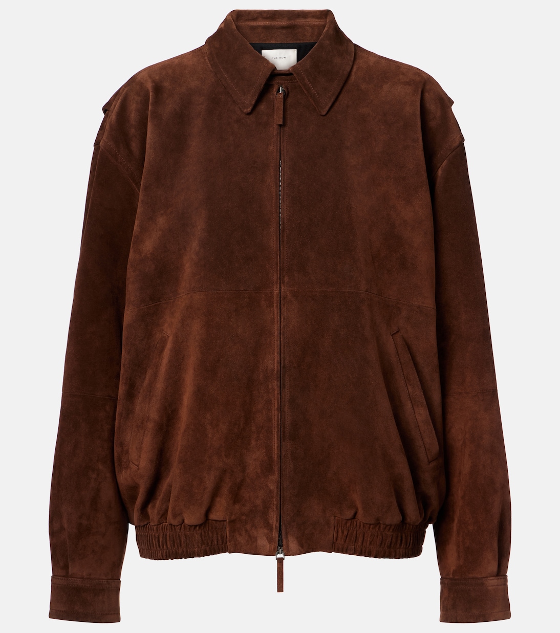 Roana suede bomber jacket in brown - The Row | Mytheresa