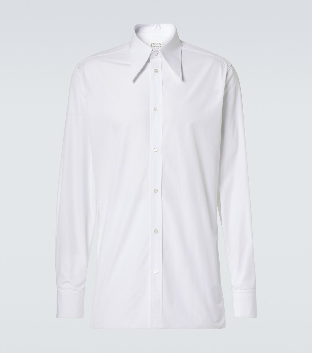Cotton poplin shirt in white - Maison Margiela | Mytheresa