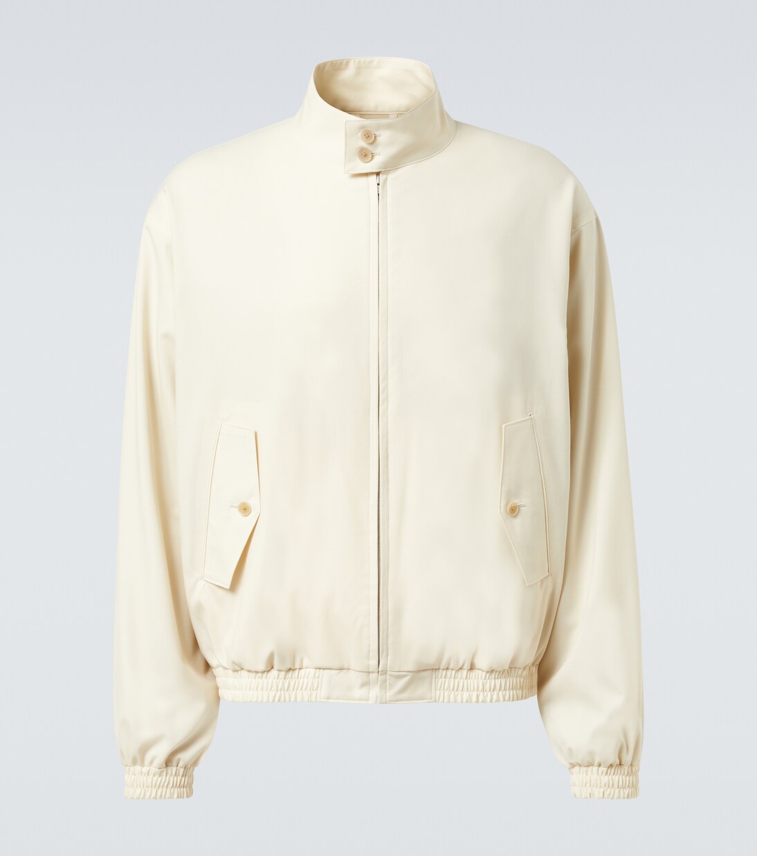 Wool blouson in white - Auralee | Mytheresa