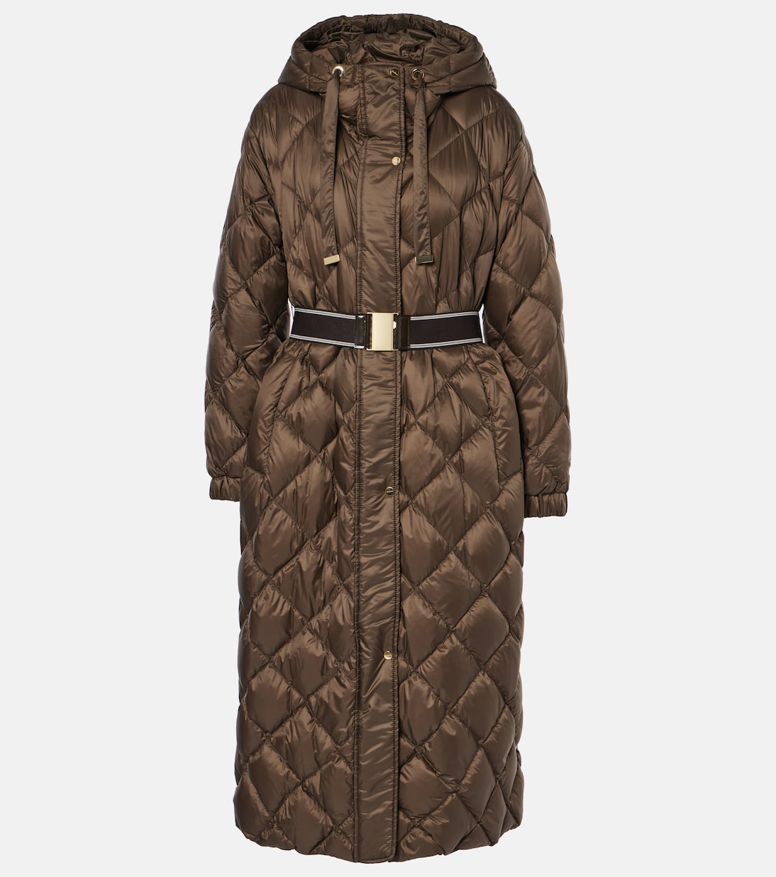 The Cube Trefel down coat in brown - Max Mara | Mytheresa