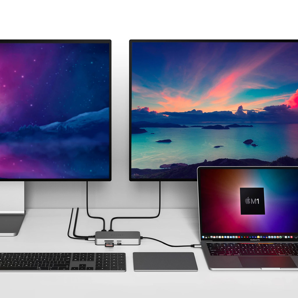 HyperDrive デュアル4K HDMI 10in1 USB-Cハブ for M1/M2/M3