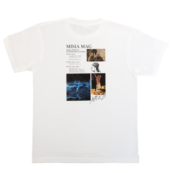 MSA会員限定】MISIA MAG T-SHIRTS (WHITE) | MISIAオフィシャル