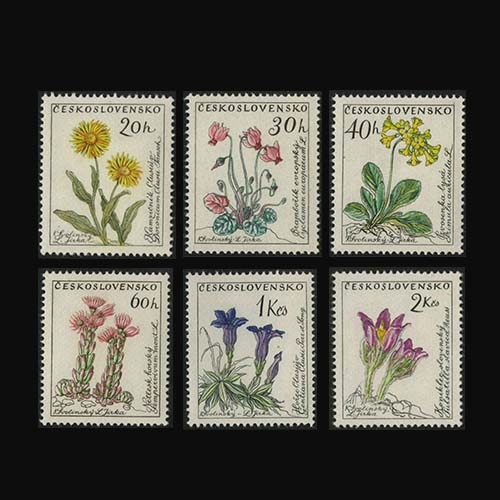 カレル・スヴォリンスキーの切手デザイン vol.3 – 花の切手 – my