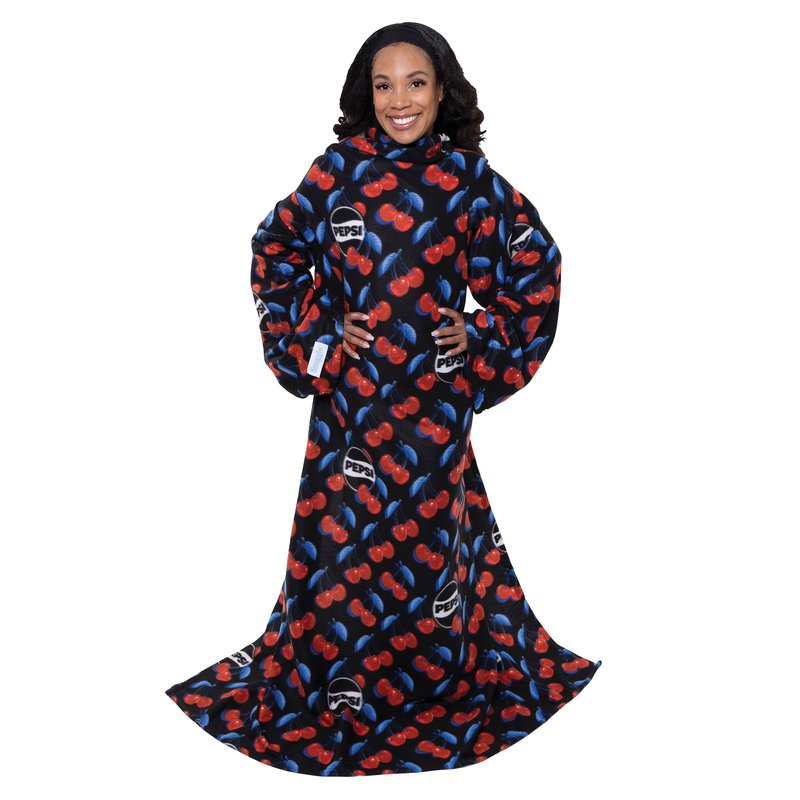 As Seen On Tv Snuggie Pepsi Wild Cherry Wearable Soft Fleece