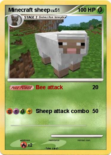 Pokemon Minecraft sheep 2