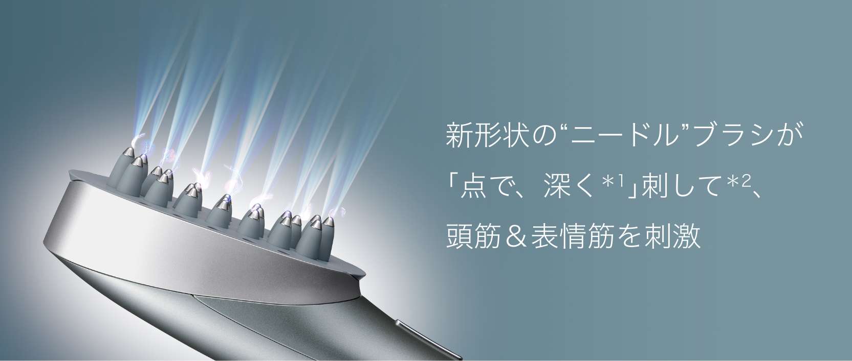 新形状！“ニードル”ブラシ搭載「ニードルリフトブラシ」｜カンタン
