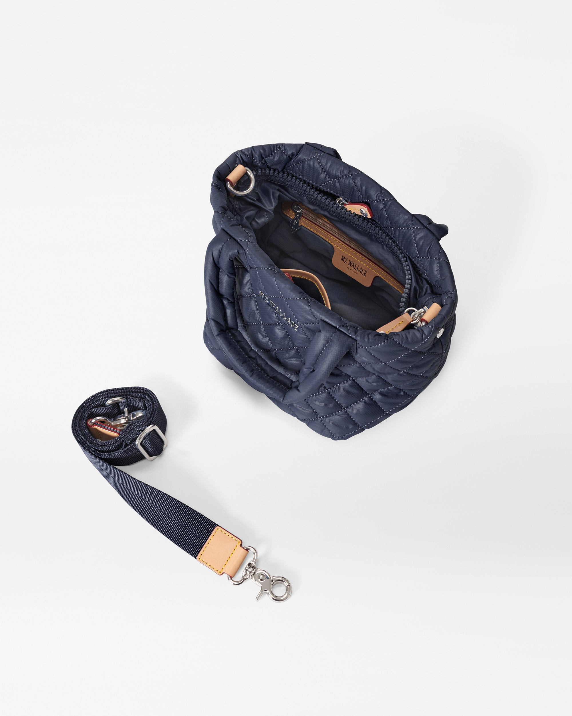 Navy Micro Metro Tote Deluxe