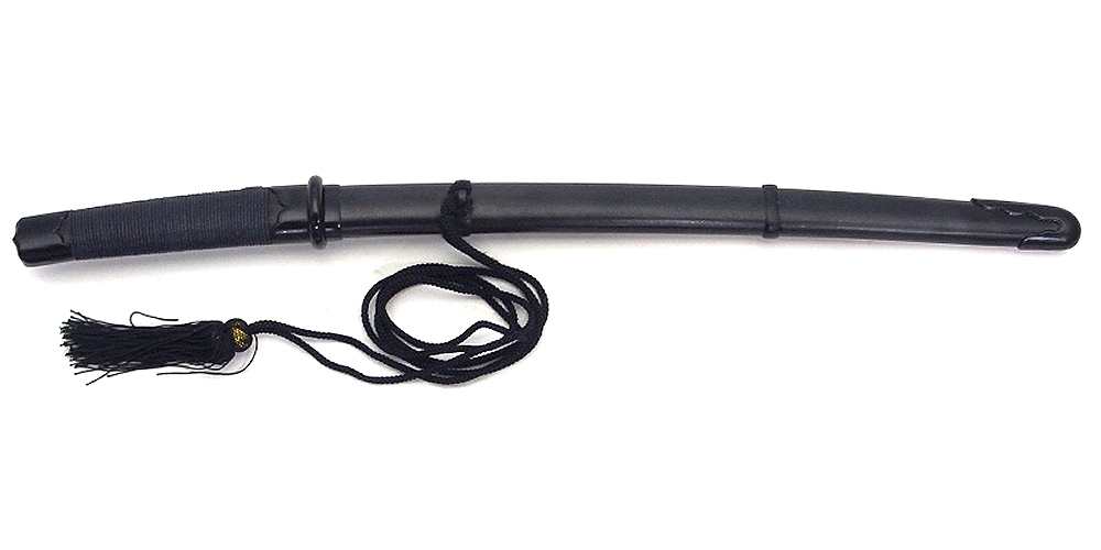 兜割(鉄刀)鍛造鋼 黒梨地仕上げ