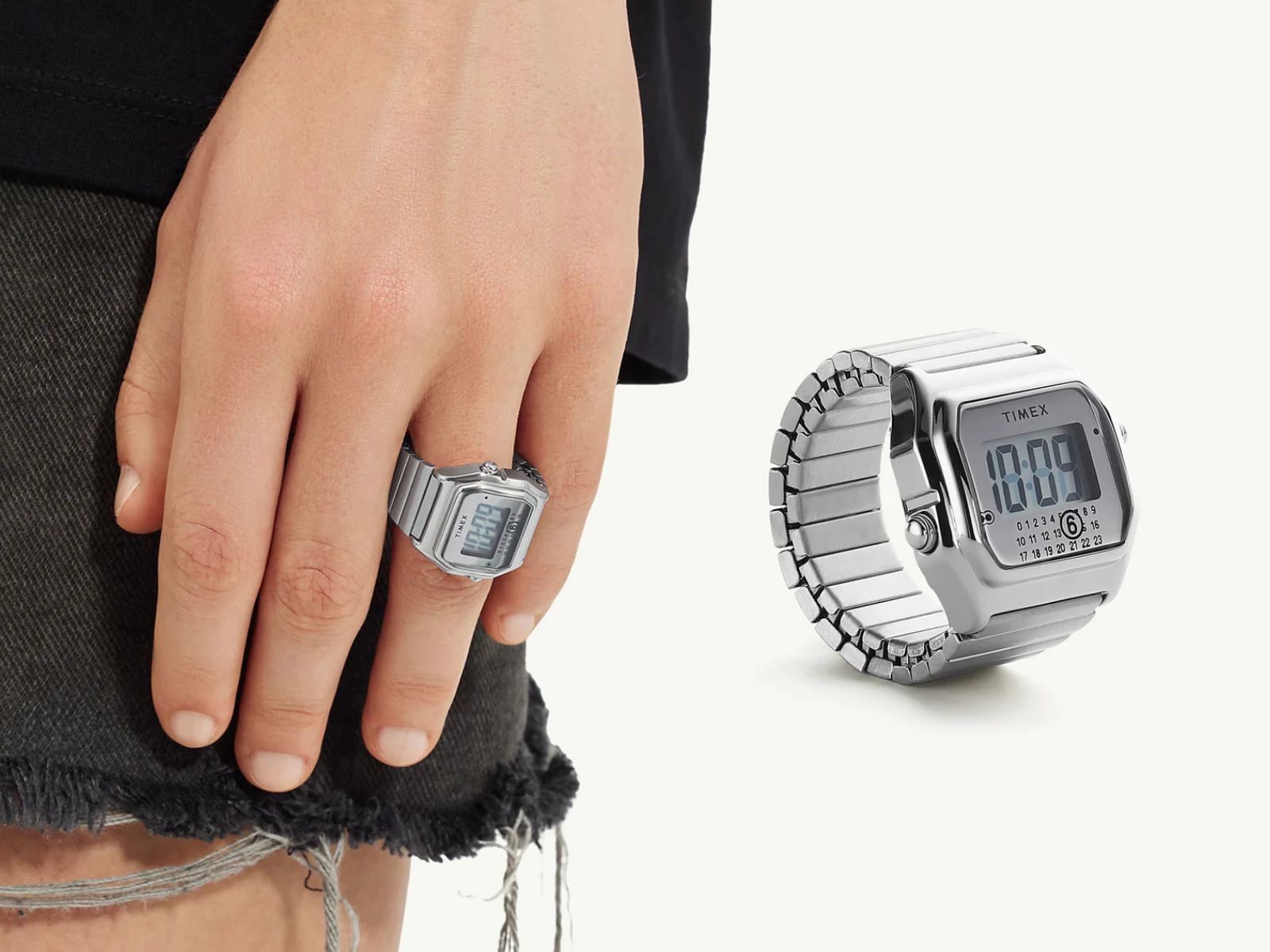 New Timex 'ring watch' reimagines classic 80's digital watch in