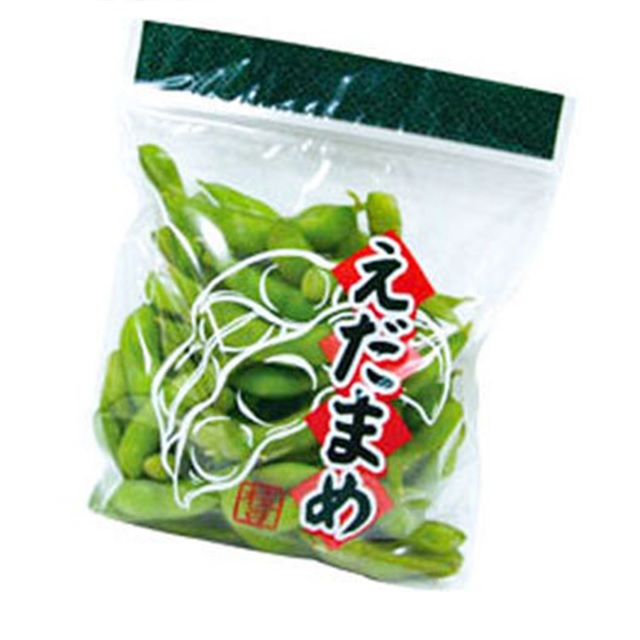 えだまめ袋チャック付(17cmX21cmX50枚 単品): 包装・販促資材