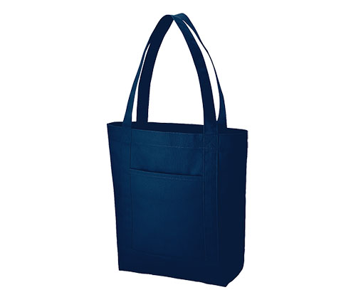 キャンバスライントート(M) ミッドナイトブルー｜ノベルティストア