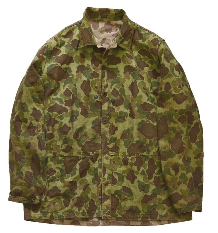 40's【ビンテージ】【米軍実物】【USMC】【ダックハンターカモ