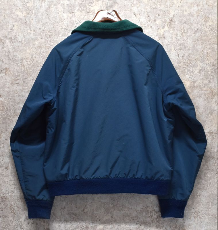 80's【USA製】ビンテージ【Woolrich】ウールリッチ【紺x緑】【フリース