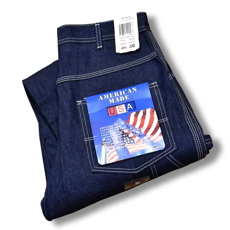 デッドストック】USA製【ビンテージ】【AMERICAN MADE】【デニム