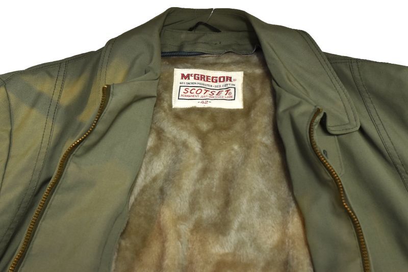 70's】ビンテージ【マクレガー】【McGREGOR】【SCOTSET】【オリーブ