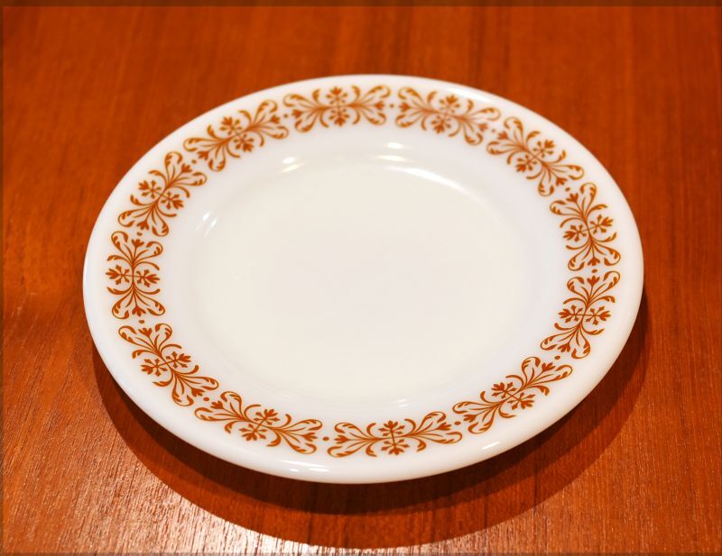 ビンテージ【オールドパイレックス】【pyrex】【カッパーフィリグリー