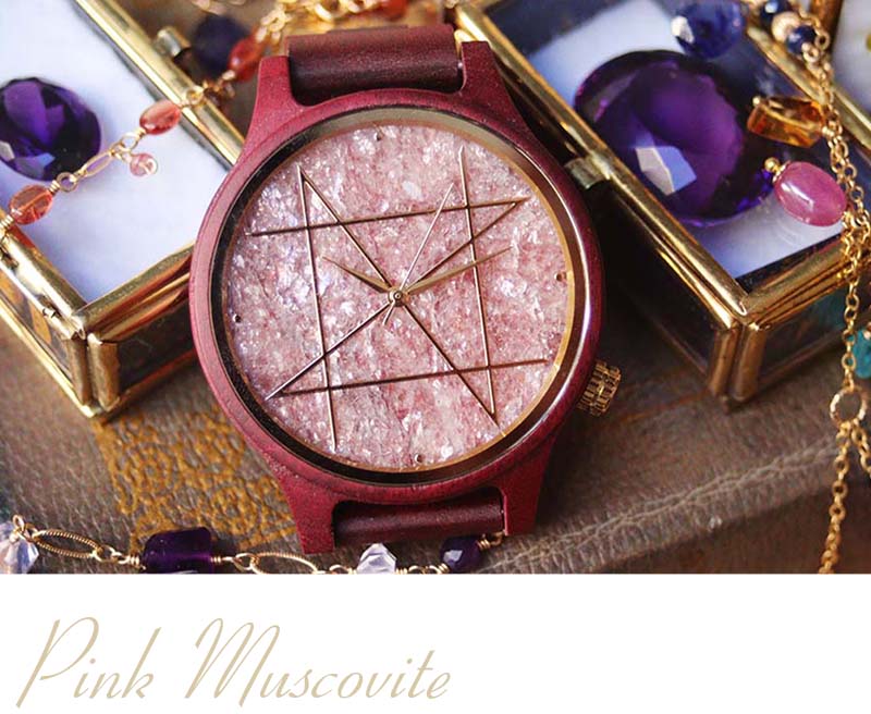 新作商品紹介 天然石×天然木 唯一無二の美しい模様の腕時計「NOZ」