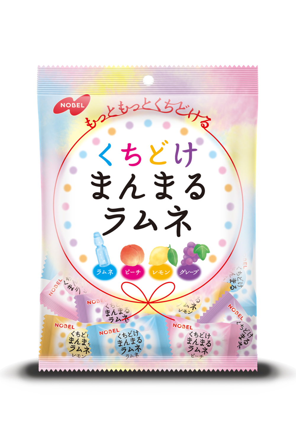 くちどけまんまるラムネ 4種アソート | ノーベル製菓株式会社