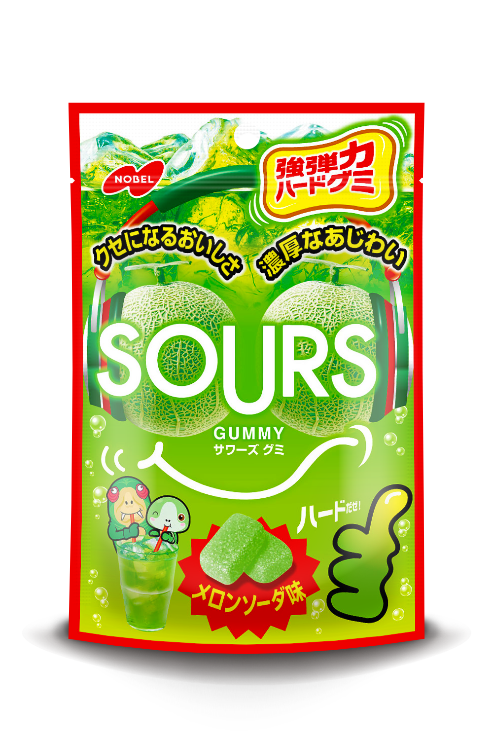 サワーズグミ メロンソーダ味 | ノーベル製菓株式会社