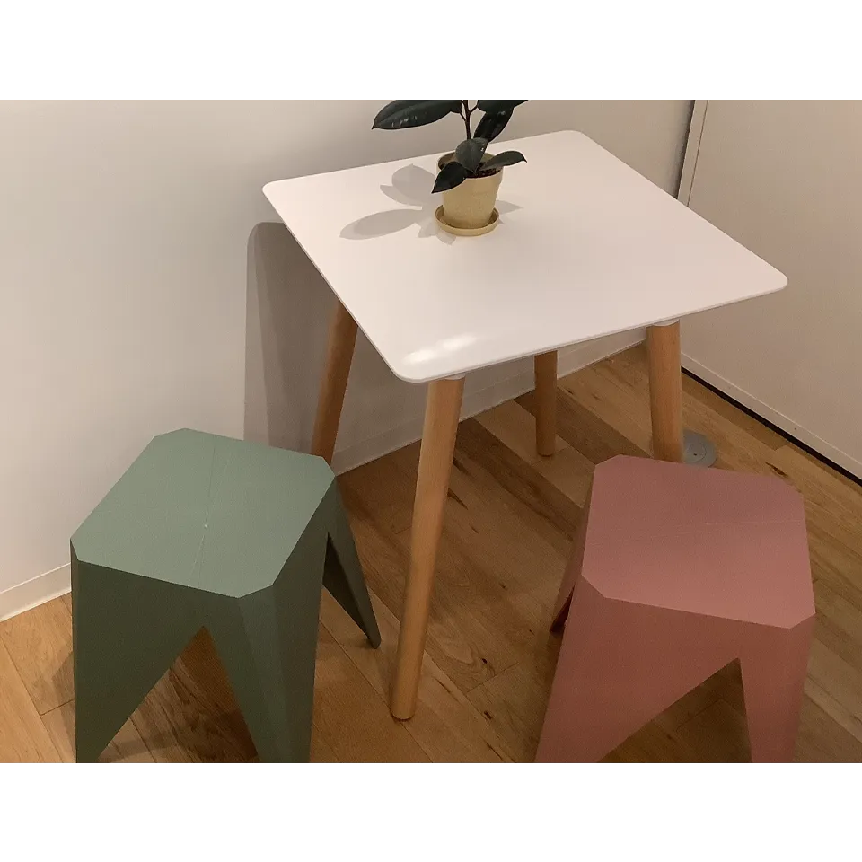 テーブルRT826 60×60【送料無料】ホワイト/ナチュラル | NOCEノーチェ