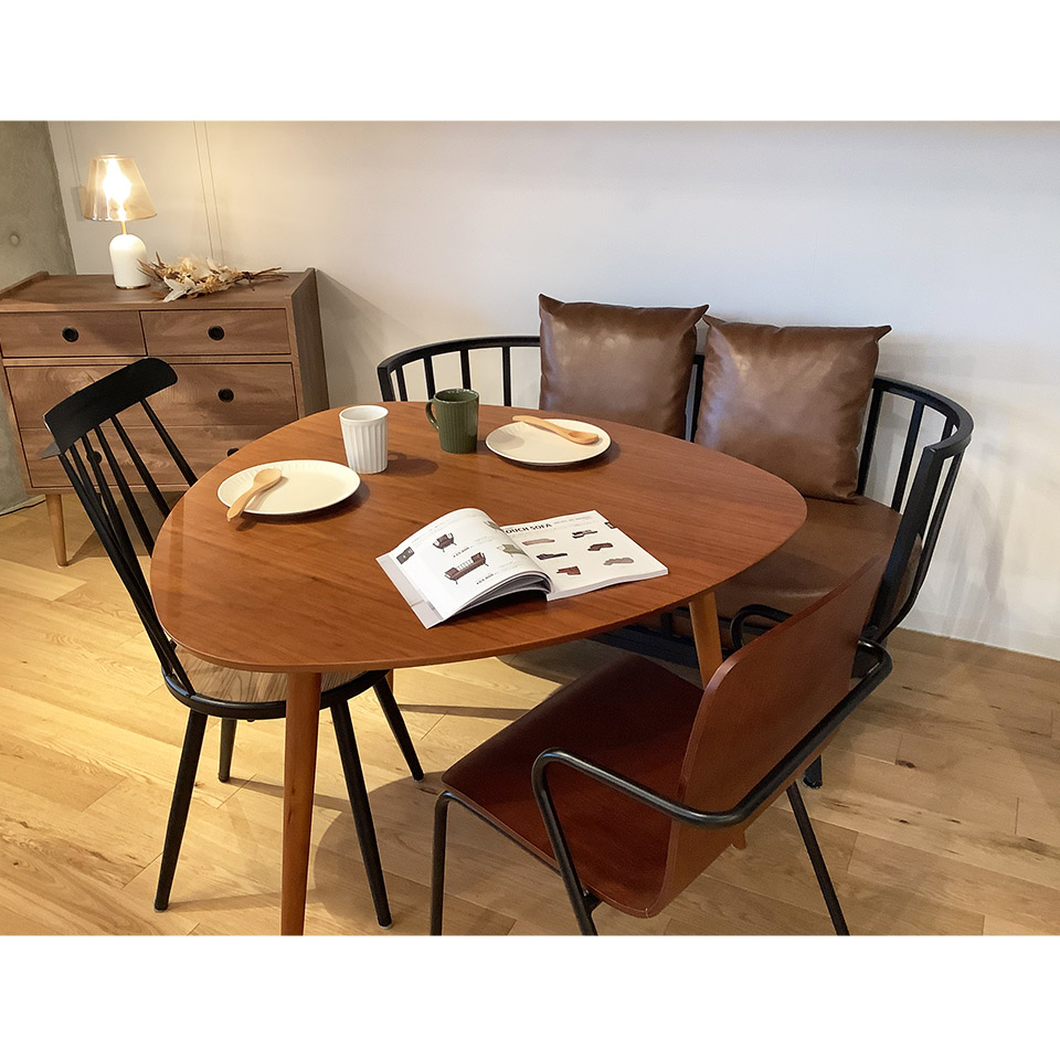 ソファ90-536 2人掛け【送料無料】ブラック | NOCEノーチェ 家具