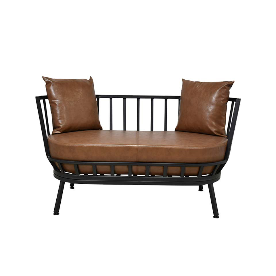 ソファ90-536 2人掛け【送料無料】ブラック | NOCEノーチェ 家具