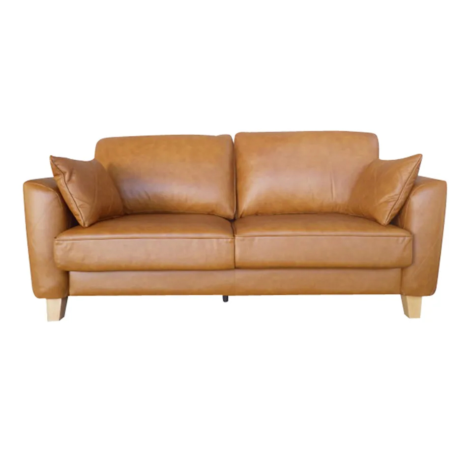 ソファ【本革】S8047【送料・開梱設置無料】 キャメル | NOCEノーチェ