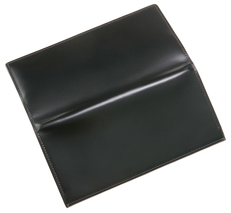 キプリス】長財布(小銭入れ付きササマチ束入)□オイルシェルコードバン