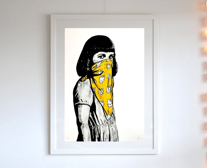 Kitty Riot by DOLK Reed Projects Gallery限定9枚のみ制作のアート