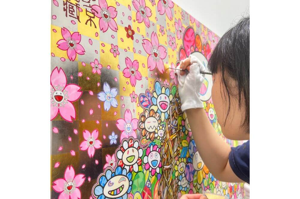 村上隆 「宋 李嵩 「花籃」 へのオマージュ」がご購入いただけます