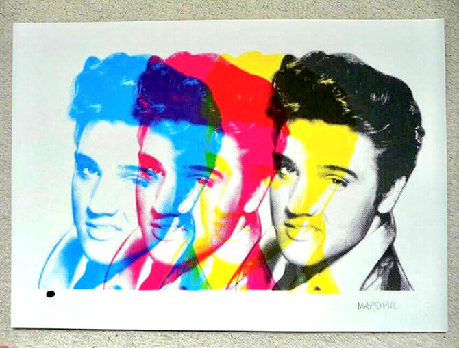 Russel Marshall エルビス・プレスリーのアート＆ポスターを販売 ー