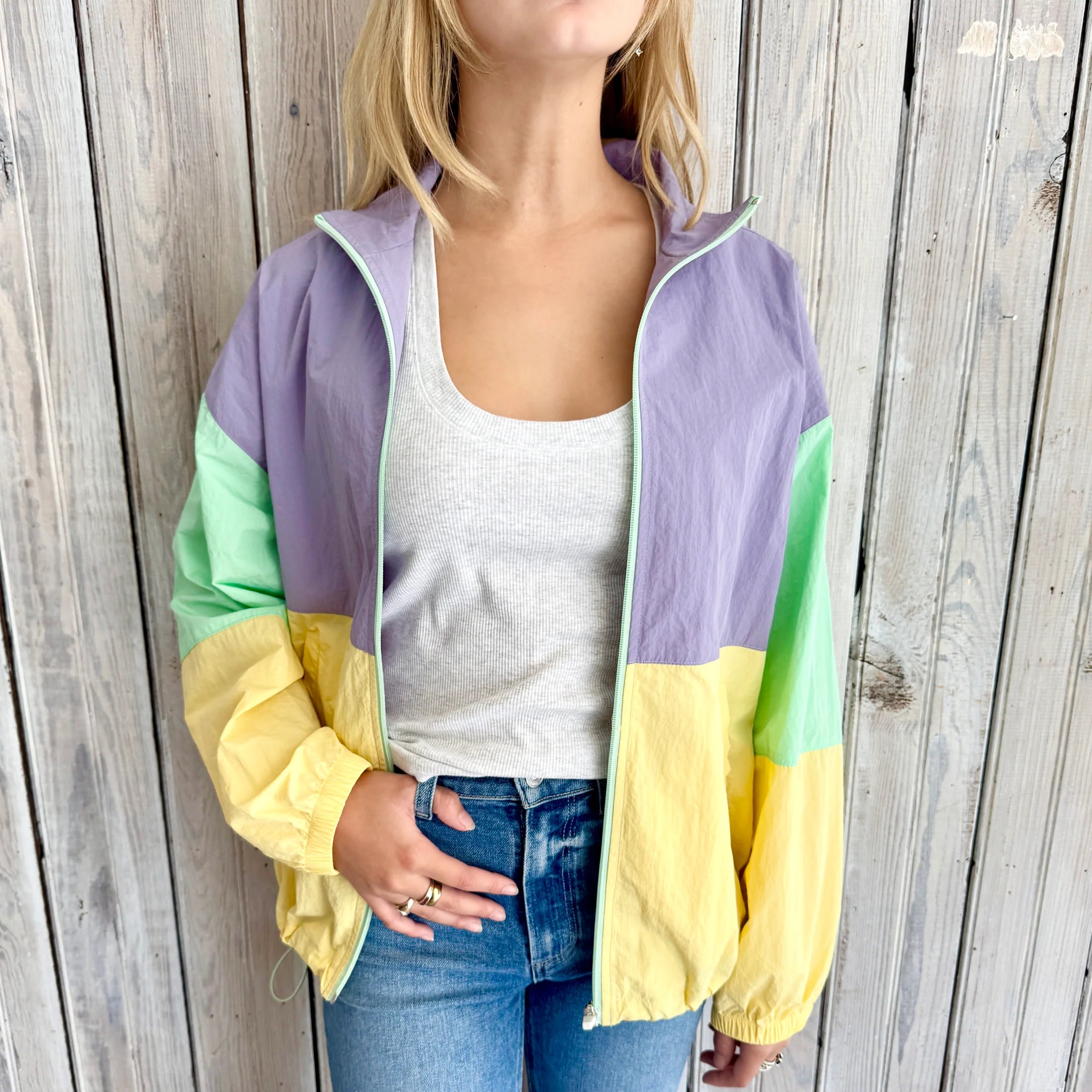Mardi Gras Pastel Windbreaker (XS-XL) – NOLA BOO