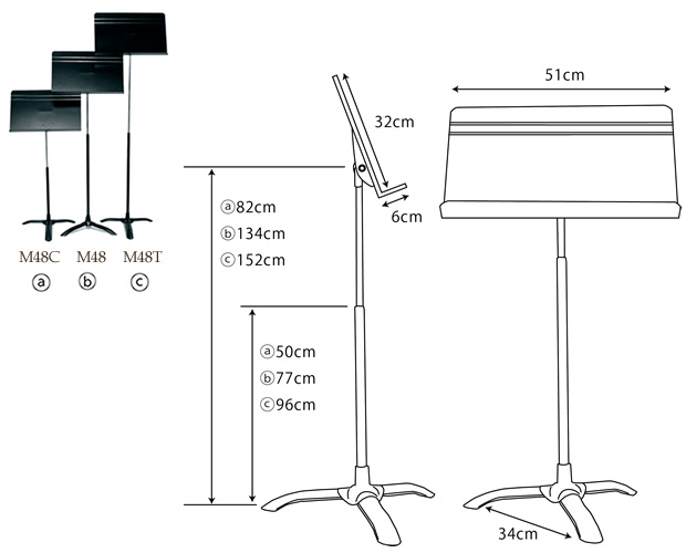 M48 シンフォニーモデル｜Manhasset マンハセット