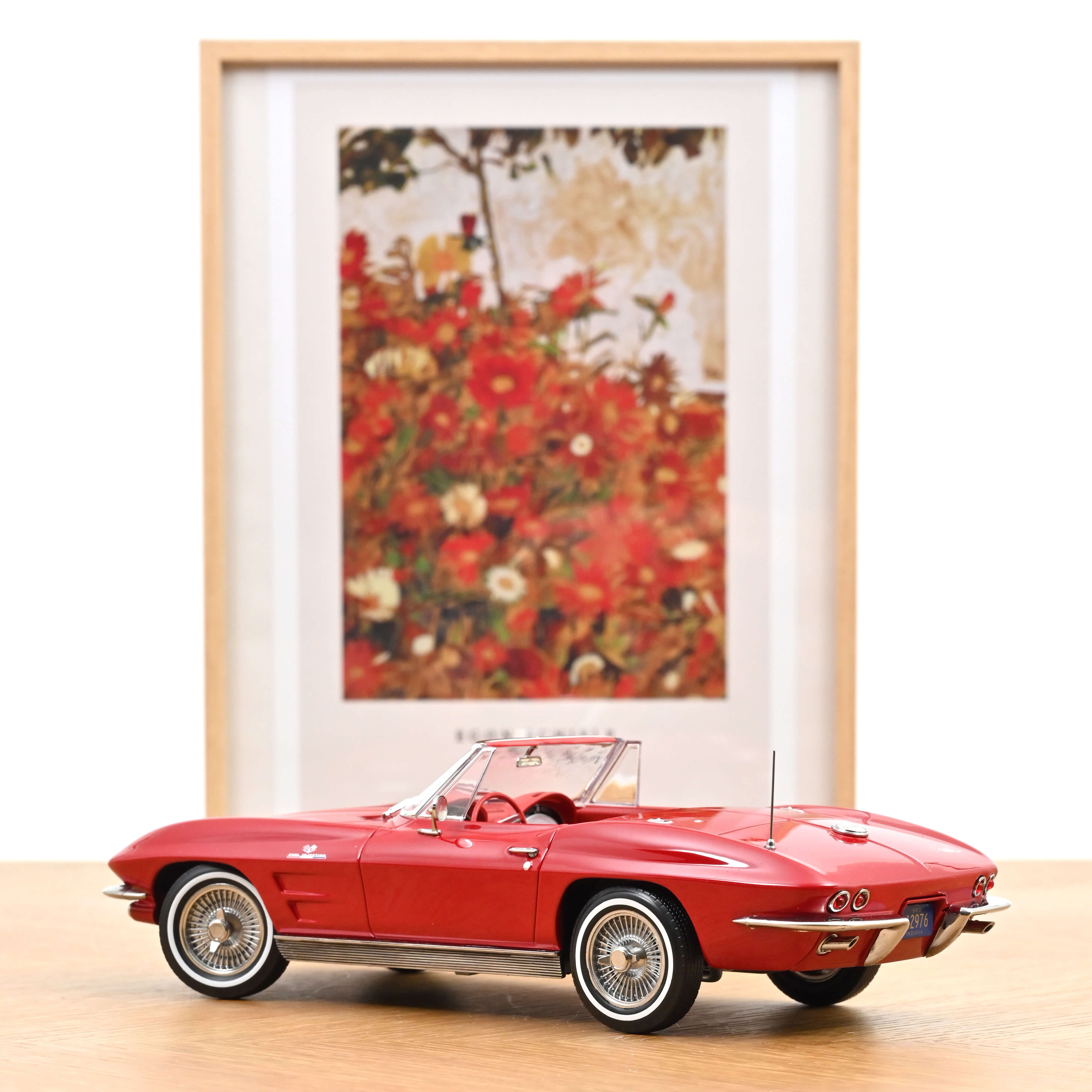 Chevrolet Corvette Sting Ray Cabriolet 1963 Riverside Red 1:18 – Norev