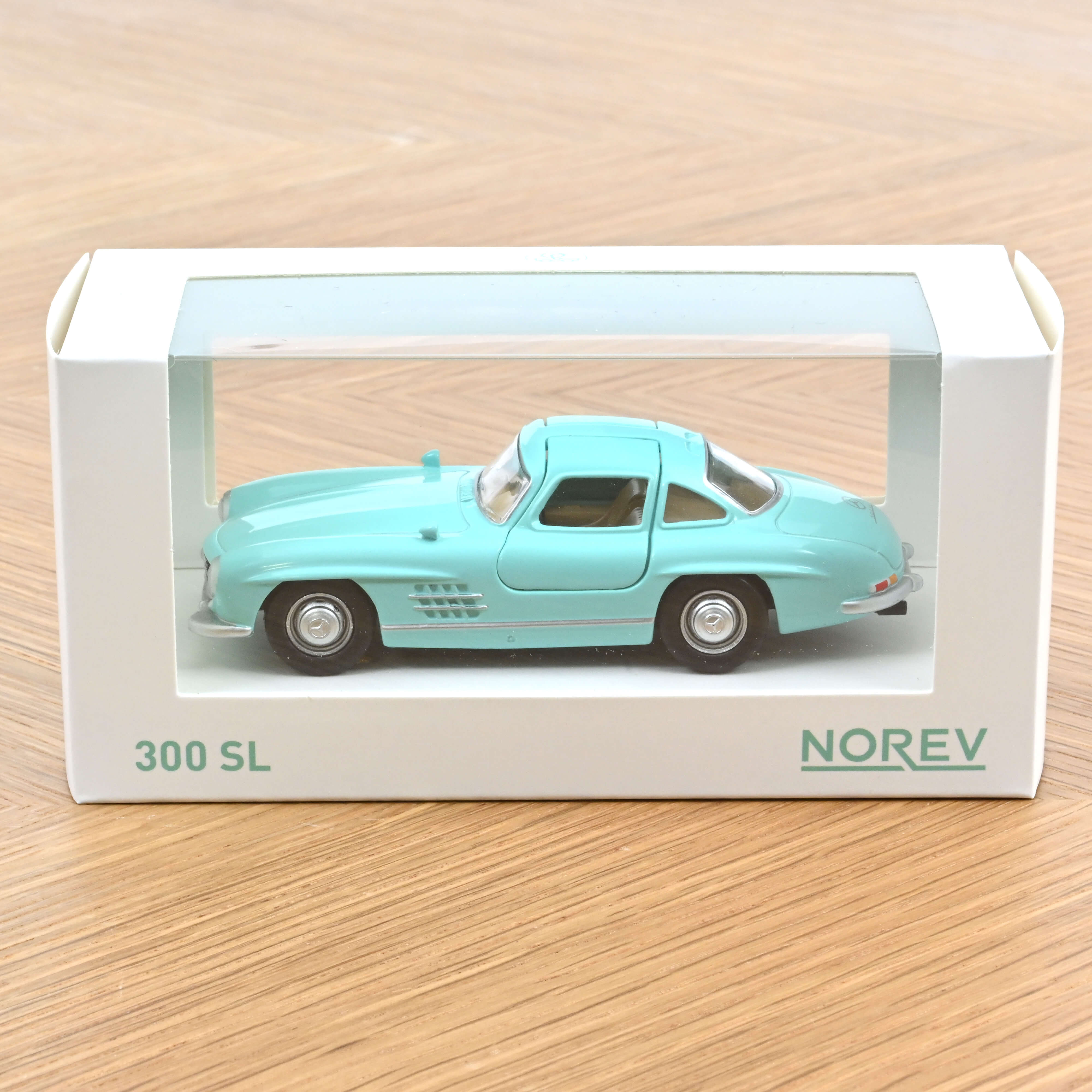 Mercedes Benz 300SL 1955 Turquoise Jet-car 1:43 – Norev