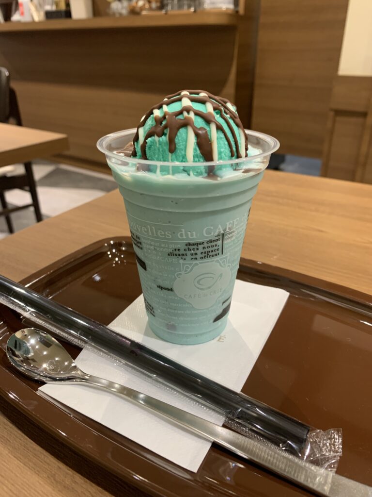 カフェ・ド・クリエの「ソルベージュ®ぱりぱりチョコミント」2025年版