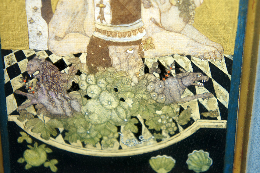 山下清澄版画額「バロック風庭園」 | Natsume Books