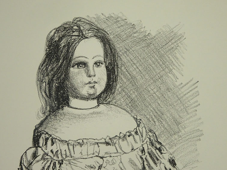 田村孝之介版画「フランス人形」 | Natsume Books