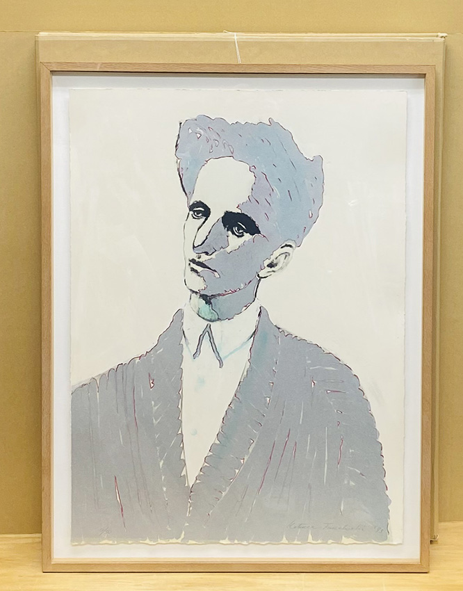 舟越桂版画額「眠りの街へ #38」 | Natsume Books