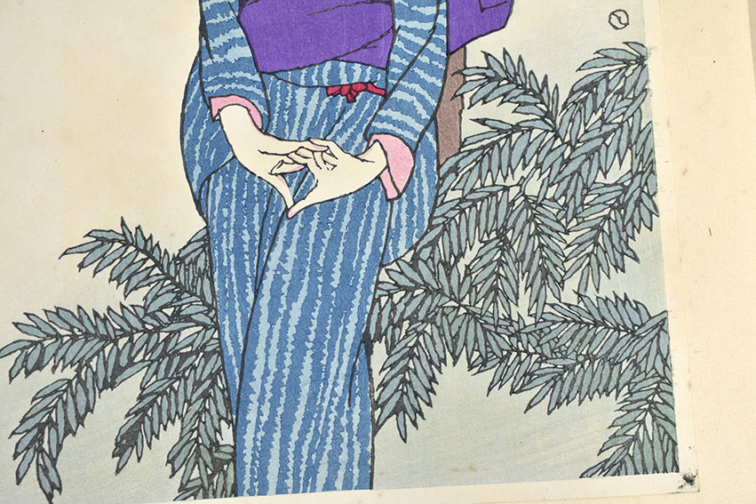 竹久夢二版画「宵待草」 | Natsume Books