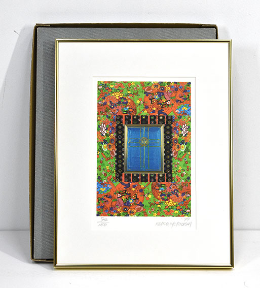 森内敬子版画額「作品」 | Natsume Books