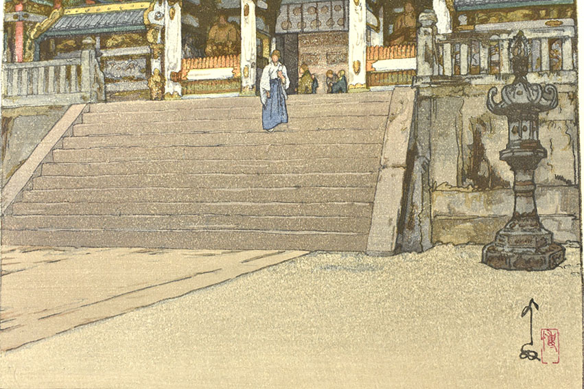 吉田博版画「陽明門」 | Natsume Books