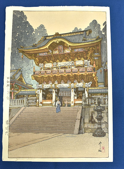 吉田博版画「陽明門」 | Natsume Books