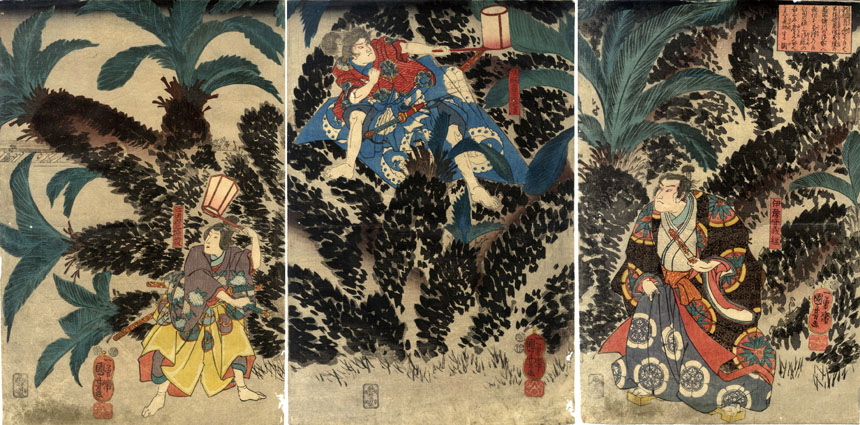 歌川国芳浮世絵 「堀川夜討」 / 一勇斎国芳 | Natsume Books