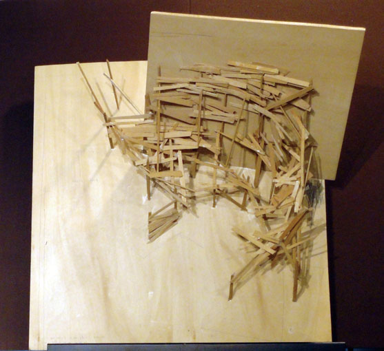 Tadashi Kawamata / 川俣正マケット「P.S.1 Project Plan(J-1